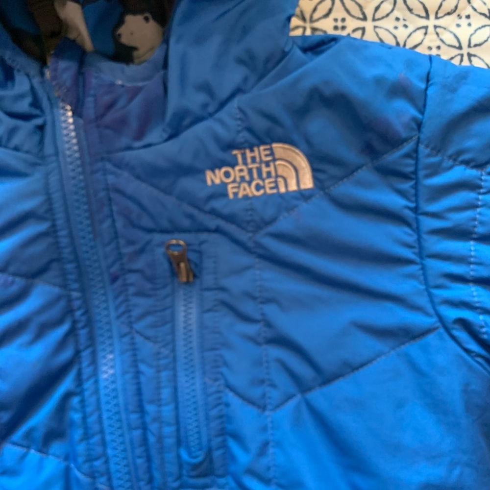 12-18 month North Face reversible puff coat